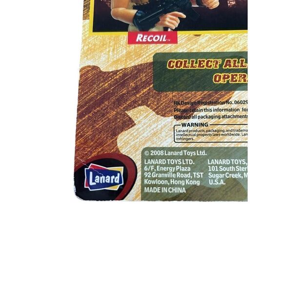 The Ultra Corps Recoil Lanard 2004 action recon with extra weapons NOS - Picture 5 of 6